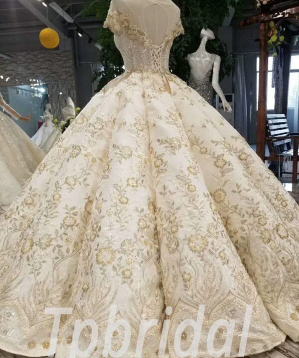 haute couture wedding dress ball gown-20358-01