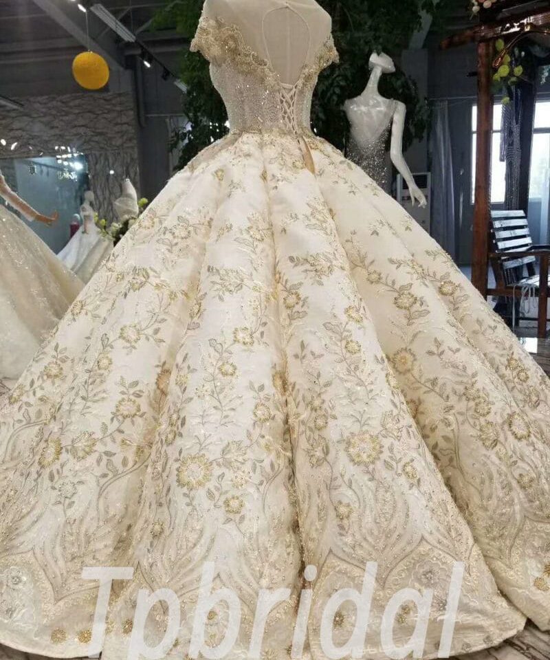 haute couture wedding dress ball gown-20358-01