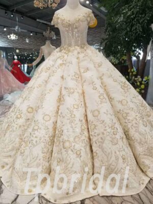 haute couture wedding dress ball gown-20358-05