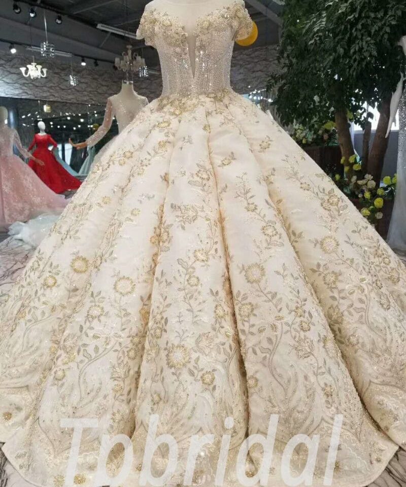 haute couture wedding dress ball gown-20358-05