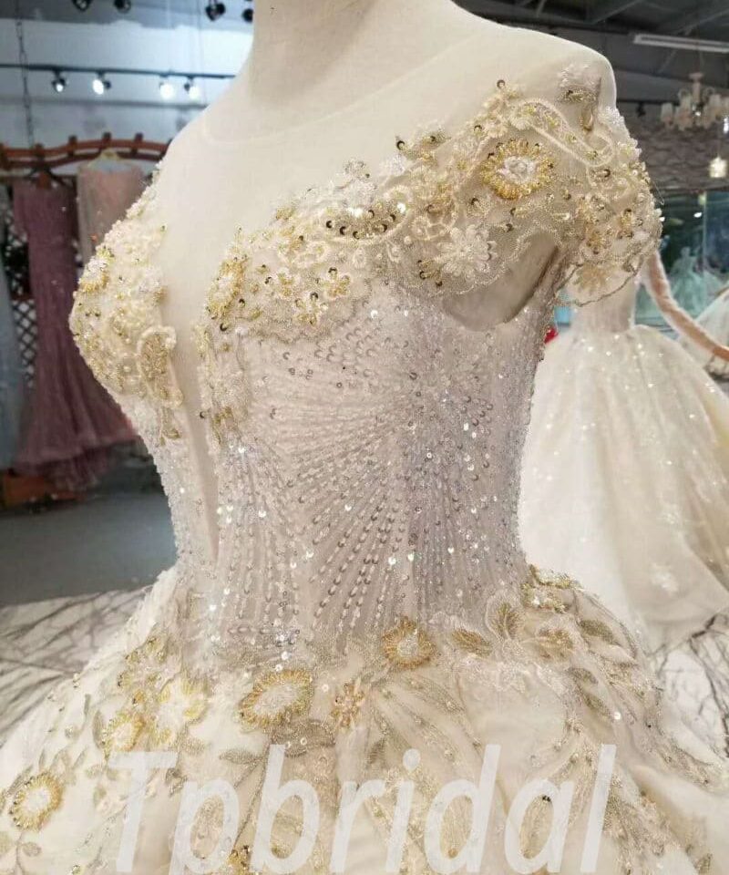 haute couture wedding dress ball gown-20358-07