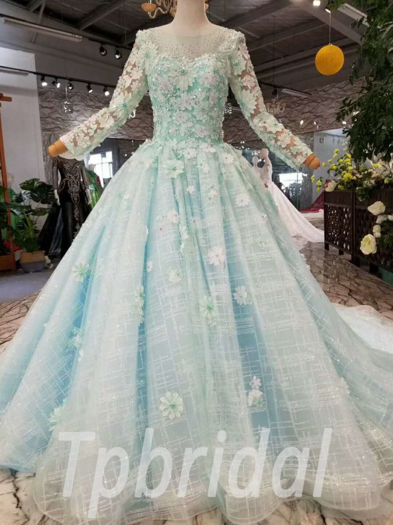 gown light blue