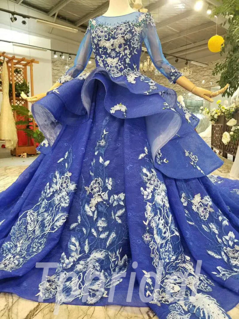 royal blue dress for wedding