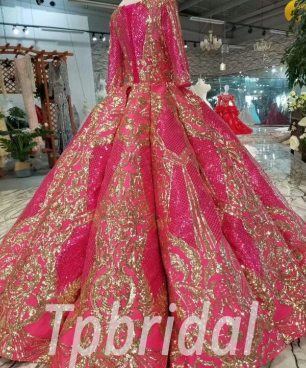 Fuchsia prom dress-20394-05