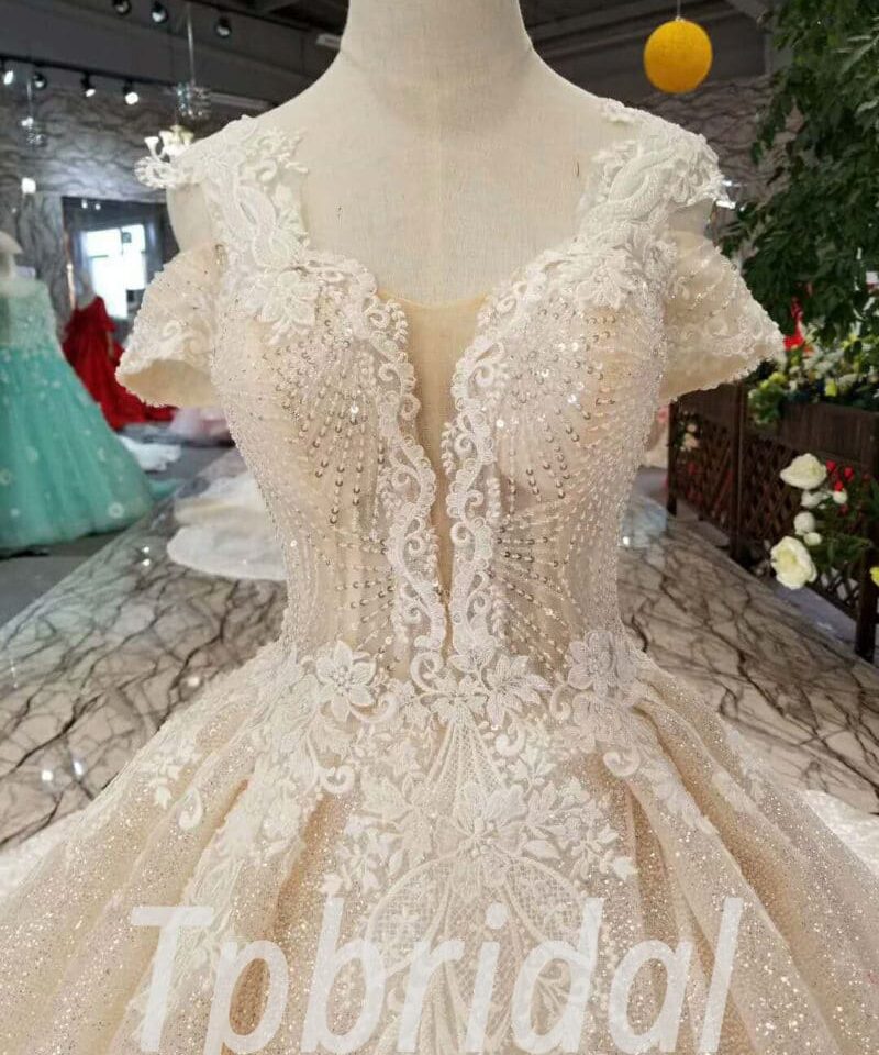 bling lace wedding dress-20365-02