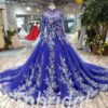 blue lace prom dress-20361-01