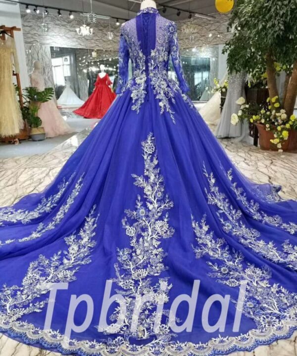 blue lace prom dress-20361-03