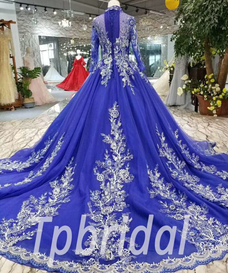 blue lace prom dress-20361-03