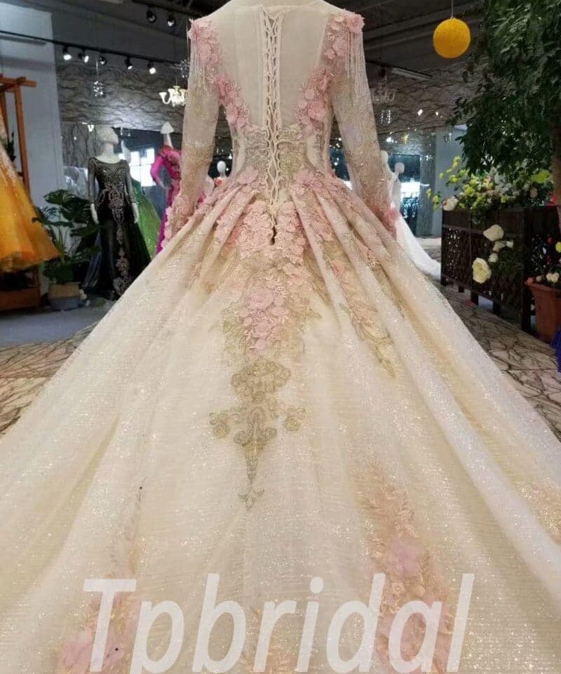 cathedral train wedding dress