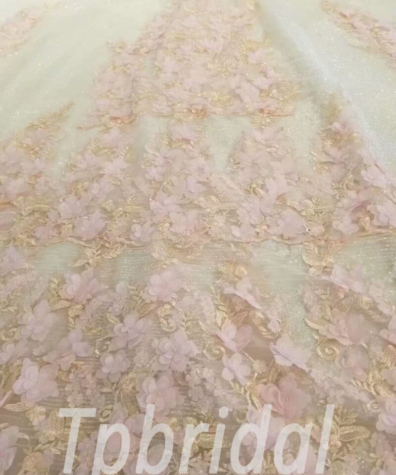 cathedral train wedding dress-20383-06