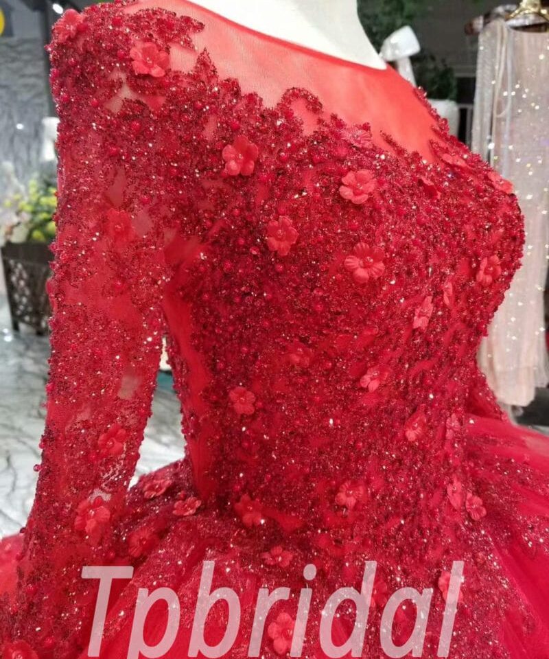 evening dress with train-20399-07