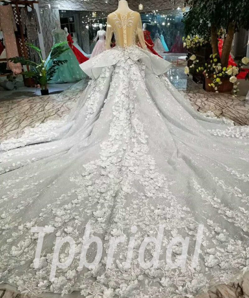 haute couture dress grey-20360-06