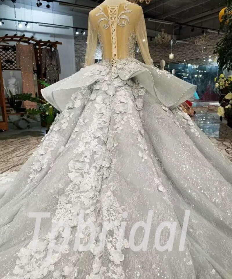 haute couture dress grey-20360-07