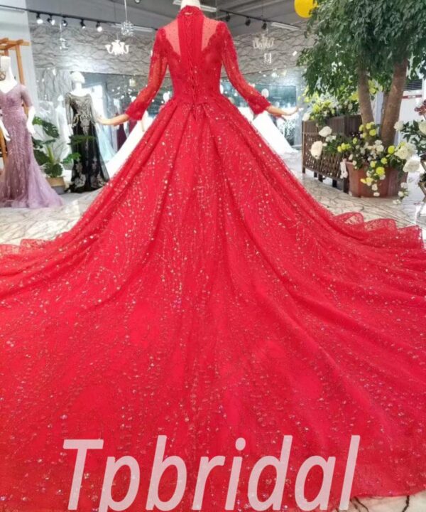 high neck quinceanera dresses-20406-05