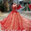 prom dress red-20387-07