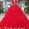quinceanera dress red-20392-05