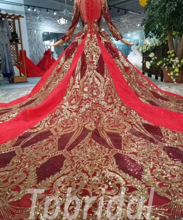 red bridal dress-20390-03