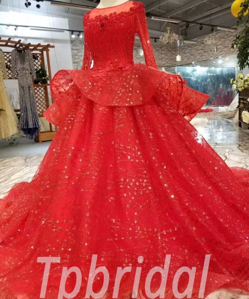 red prom dress plus size-20385-05