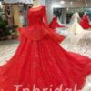 red prom dress plus size-2038