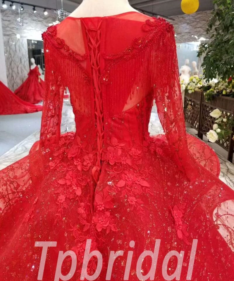 red prom dress plus size-20385-07