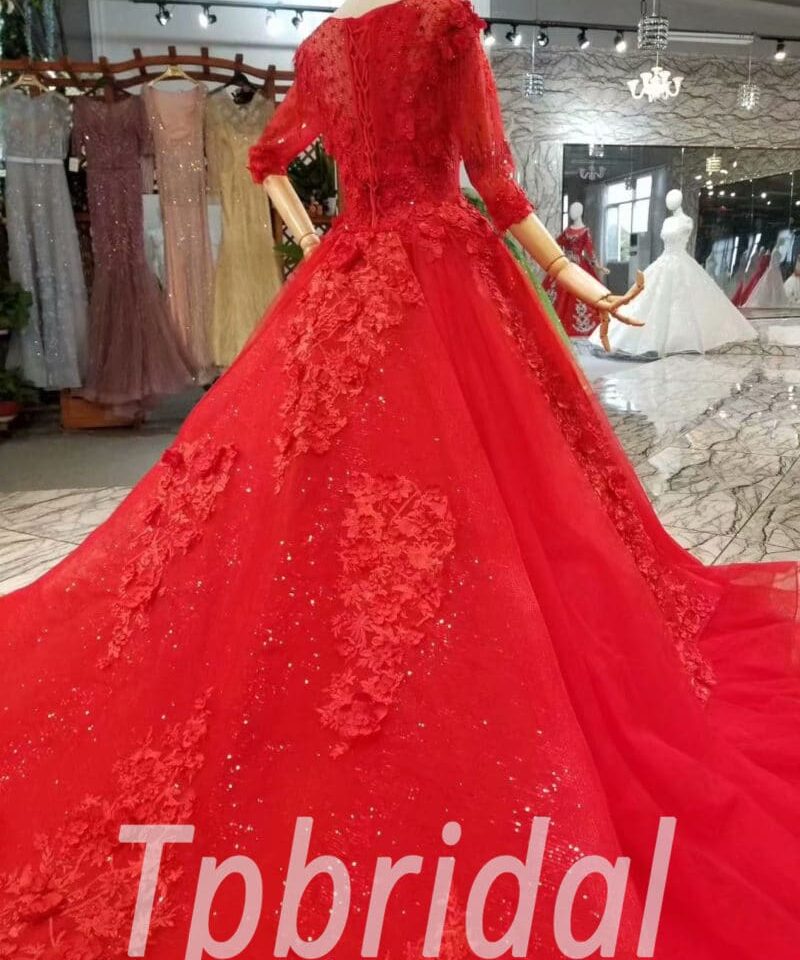 red wedding dress for sale-20400-02