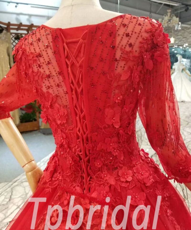 red wedding dress for sale-20400-03