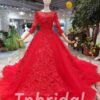 red wedding dress for sale-20400-08