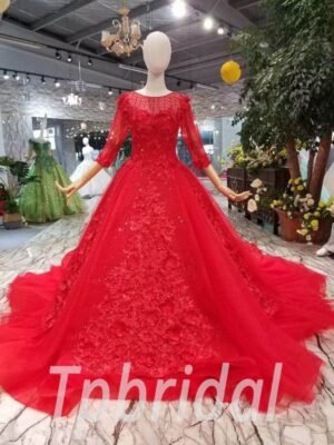 red wedding dress for sale-20400-08
