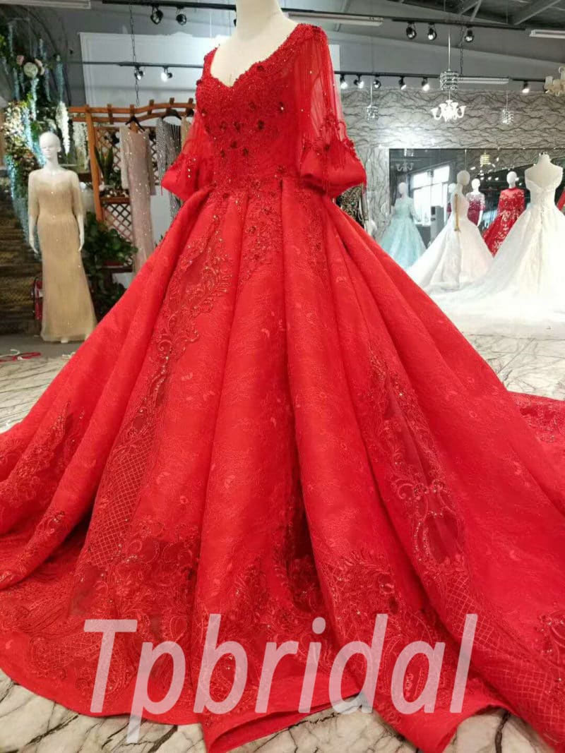 Red Colour Net Gown at Rs 3999 | Fancy Gown in Surat | ID: 12134139291