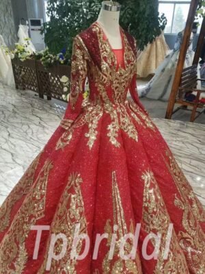 v neck prom dresses-20384-02