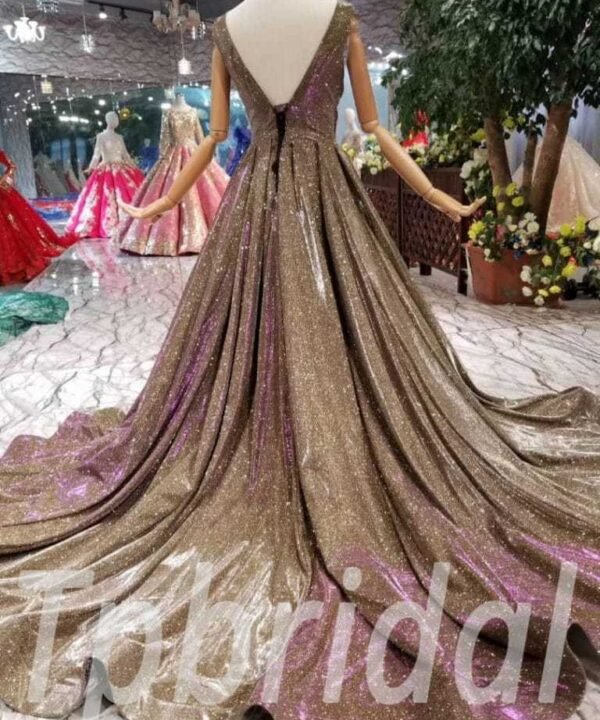 a line evening dress-0407-01