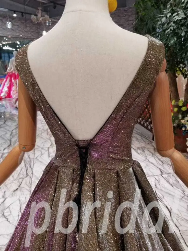a line evening dress-0407-03