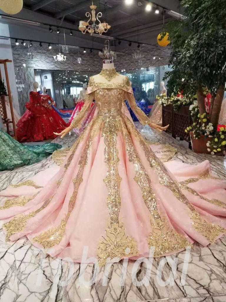 gold dresses for weddings