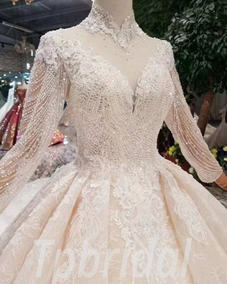 wedding dresses with sleeves-0409-09