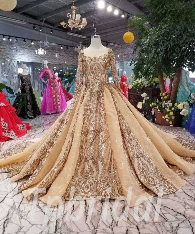 gold wedding gown-417-01