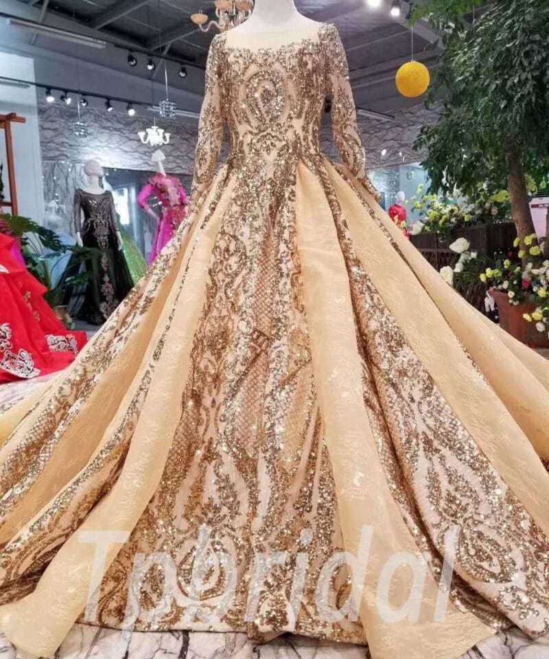 gold wedding gown-417-02