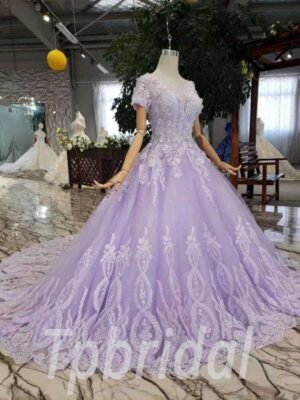 Lavender quinceanera dress 511-01