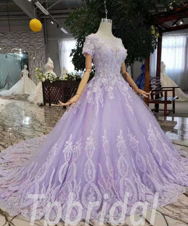 Lavender quinceanera dress 511-01
