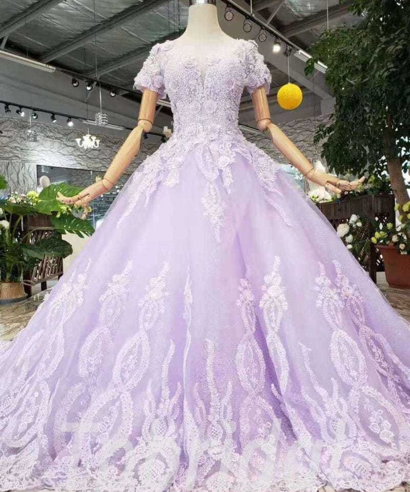 Lavender quinceanera dress 511-02