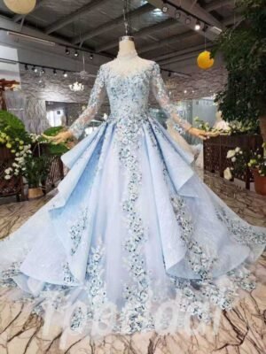 light blue prom dress 509-01