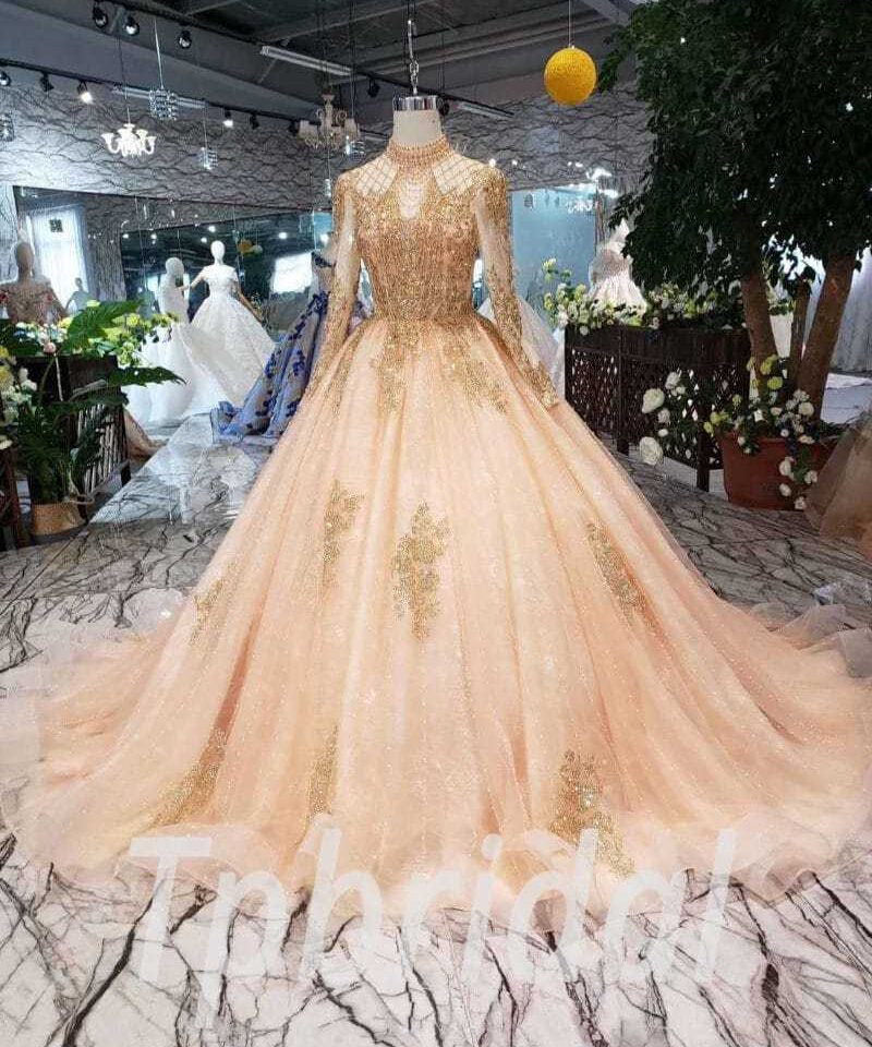 orange prom dress 514-01