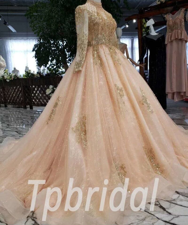 orange prom dress 514-02