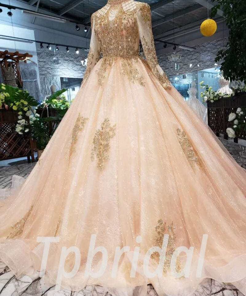 orange prom dress 514-03