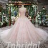 pink wedding gown 519-01