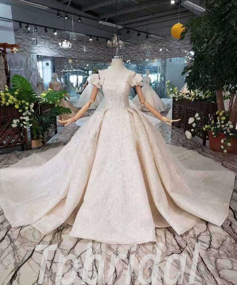 sparkling wedding dress 510-01