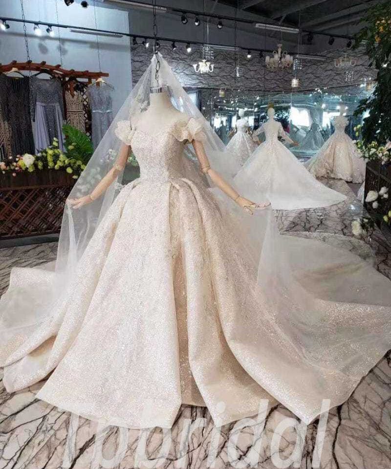 sparkling wedding dress 510-04