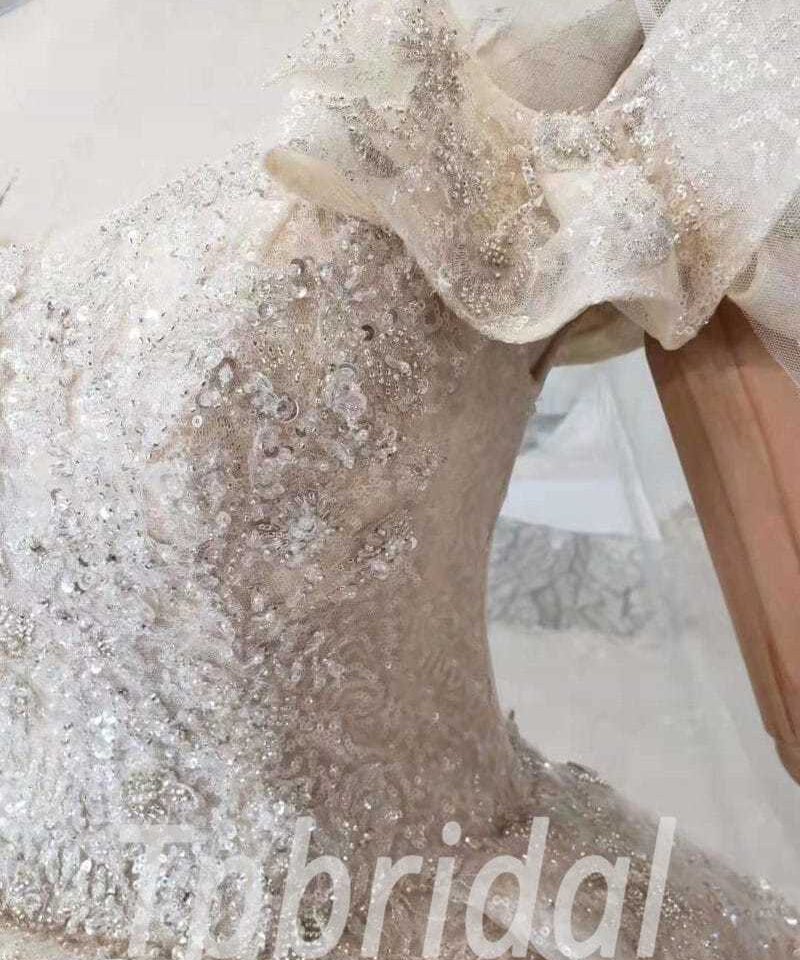 sparkling wedding dress 510-07
