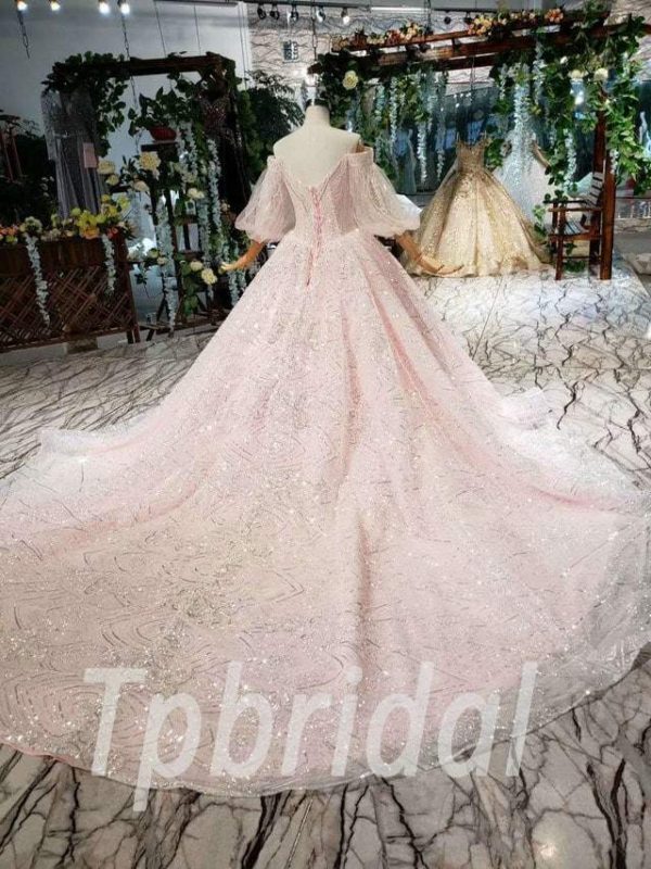 Pink wedding dresses online shopping bridal gowns sale • tpbridal