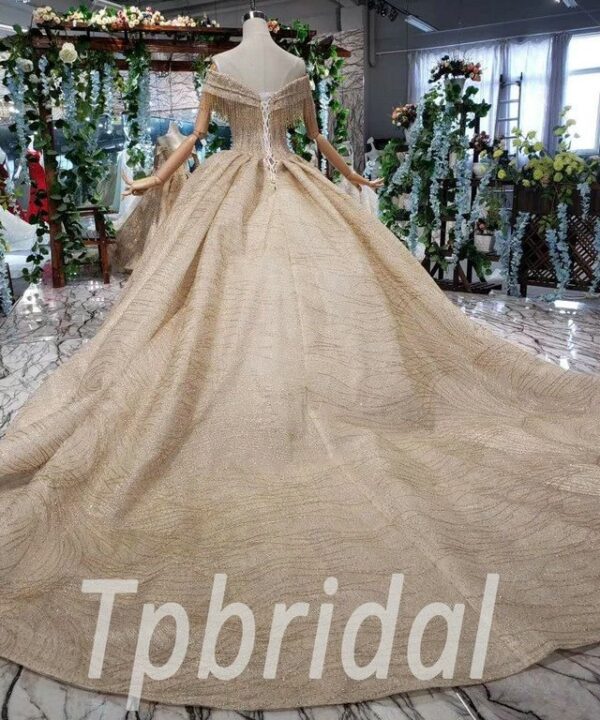 gold bridal dress 552-06