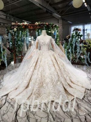 haute couture lace wedding dress 554-01